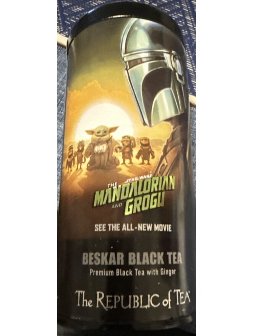 ORGANIC The Republic Of Tea Star WarsMandalorian Grogu Beskar Black